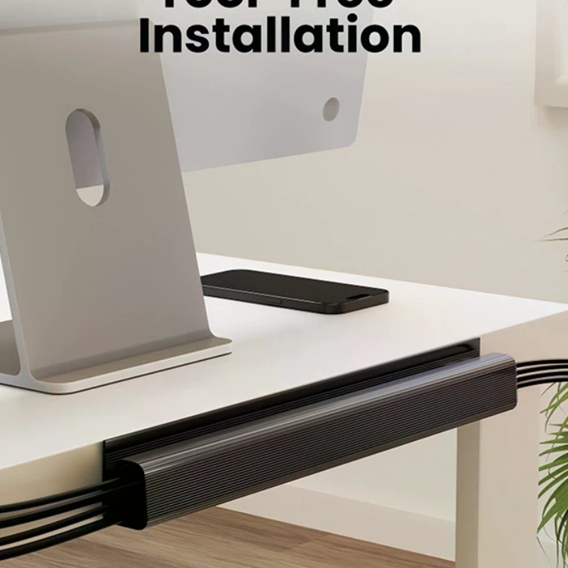Cable Tray Under Desk - Channel Desk Cable Organizer Cable Management