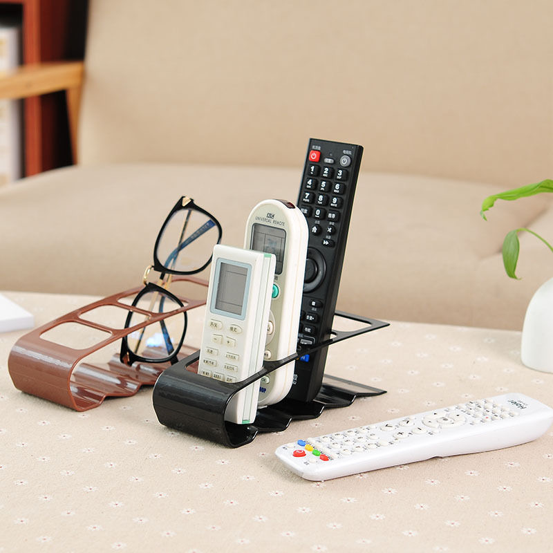 Wall Mounted Desk Fold - MOONBIFFY 4-Grid Storage Rack for TV