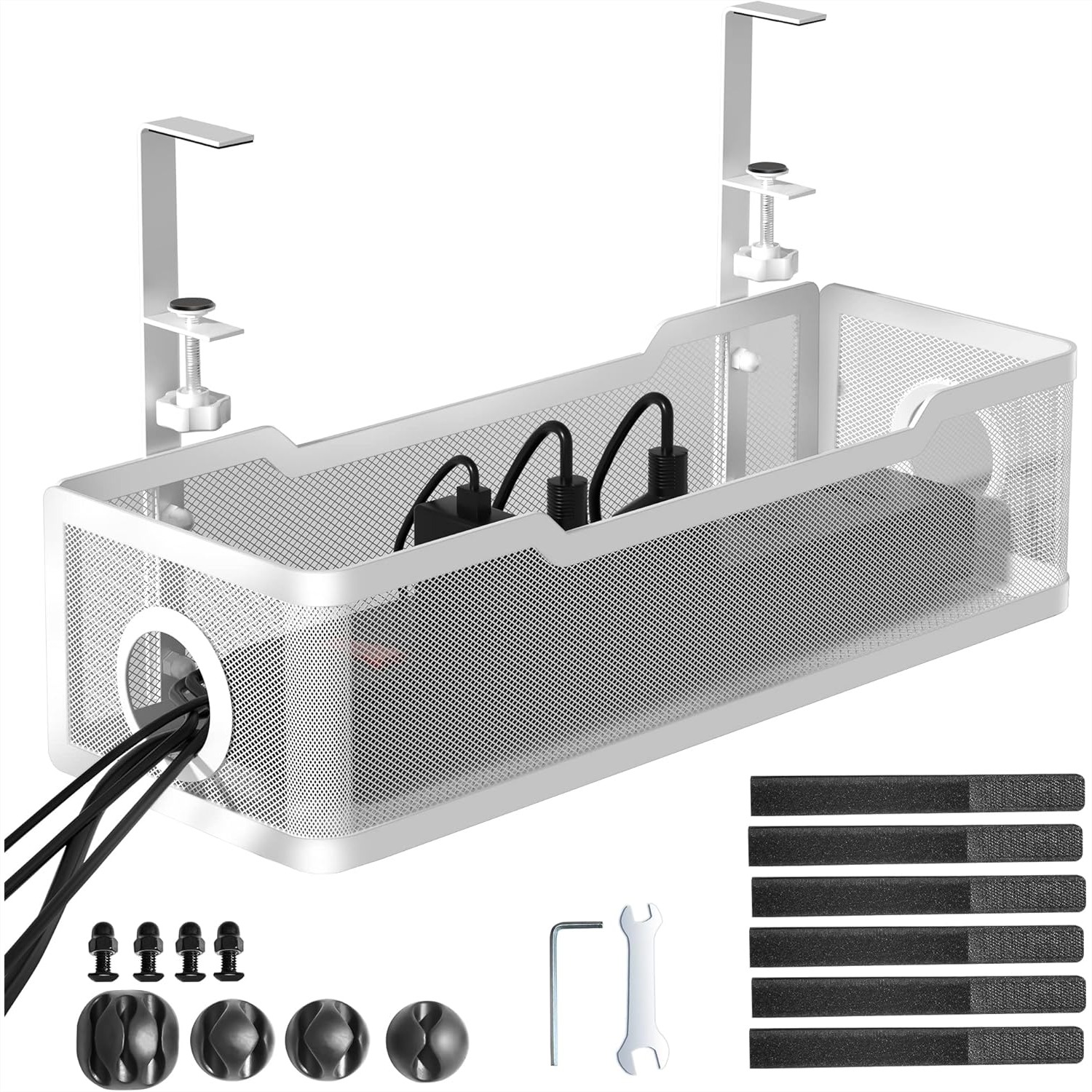 Cable Tray Under Desk - Under Desk Cable Management Tray White,