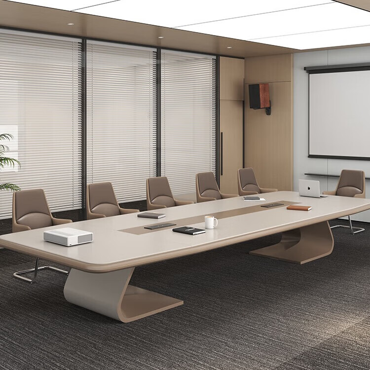 Painted conference table long  - đánh giá và giá Office Furniture Commercial