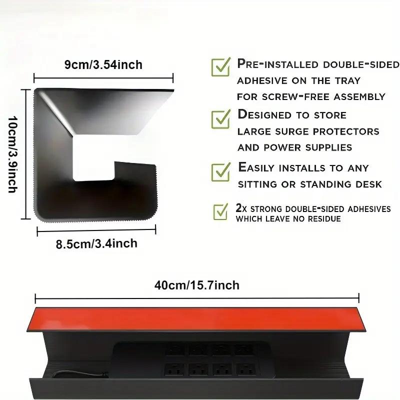 1PC 40cm/15.75inch PVC Under T - đánh giá và giá Office Furniture Installation