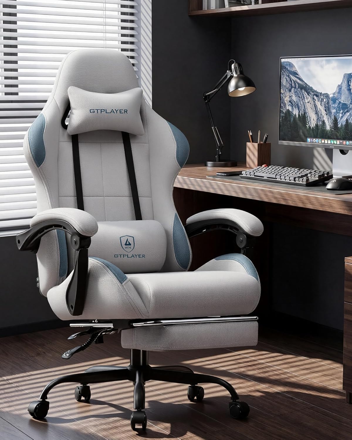 Gaming Chair Fabric with Pocke - đánh giá và giá Office Footrest Cushion