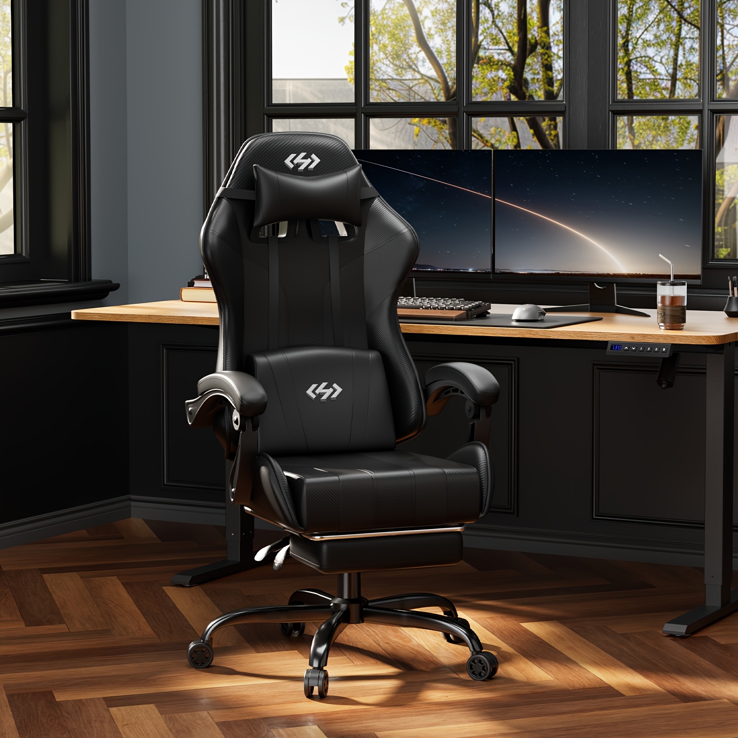 Ergonomic Gaming Chair with Sp - đánh giá và giá Office Footrest Cushion