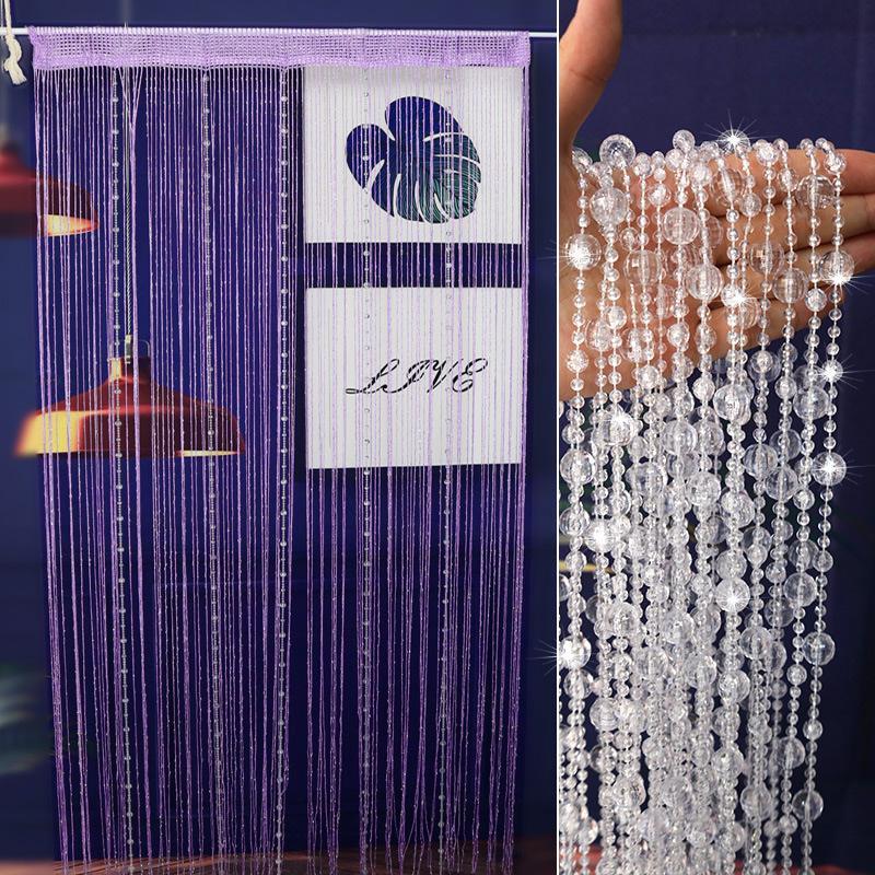 1pcs 100*200cm Crystal Beaded  - đánh giá và giá Partition Screen Divider