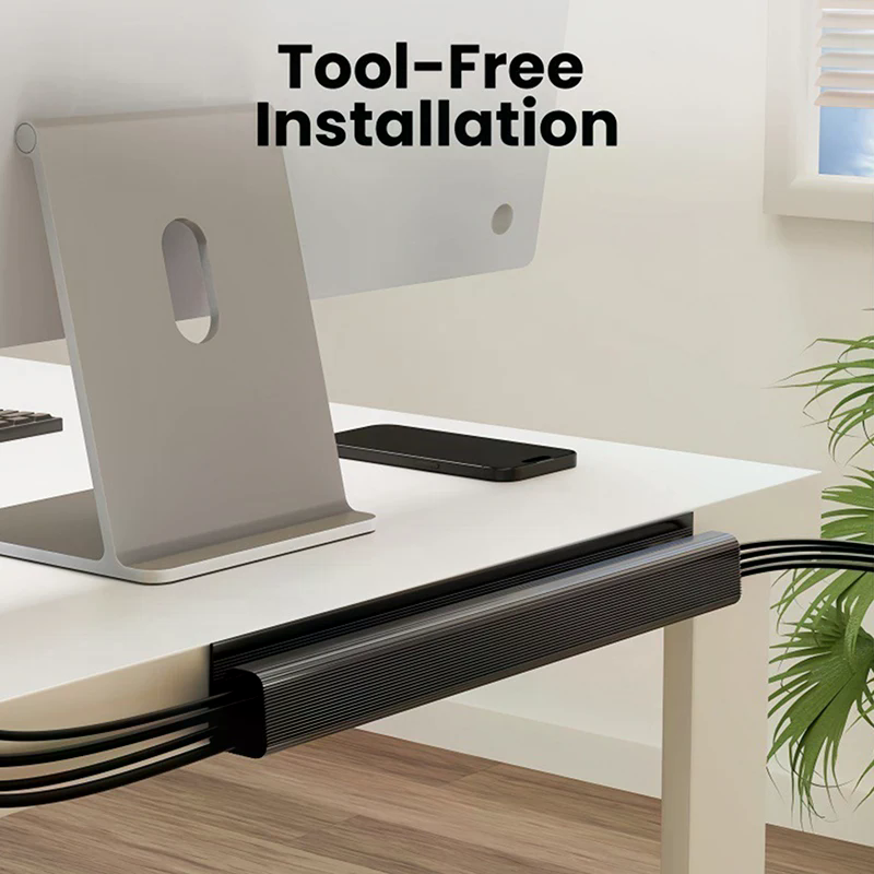 Channel Desk Cable Organizer C - đánh giá và giá Cable Tray Under Desk