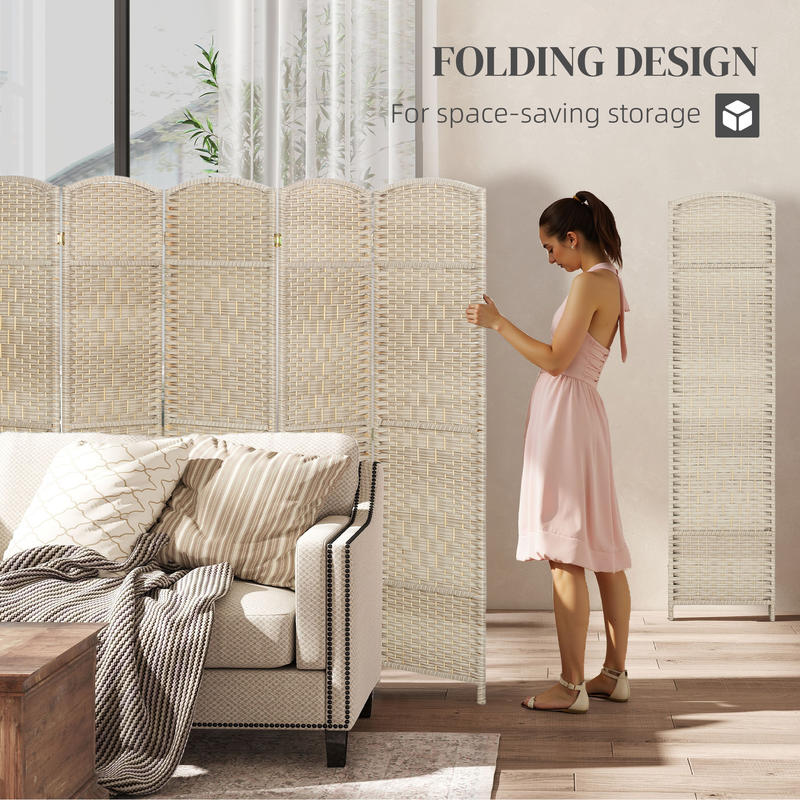 HOMCOM Folding Room Divider Sc - đánh giá và giá Partition Screen Divider