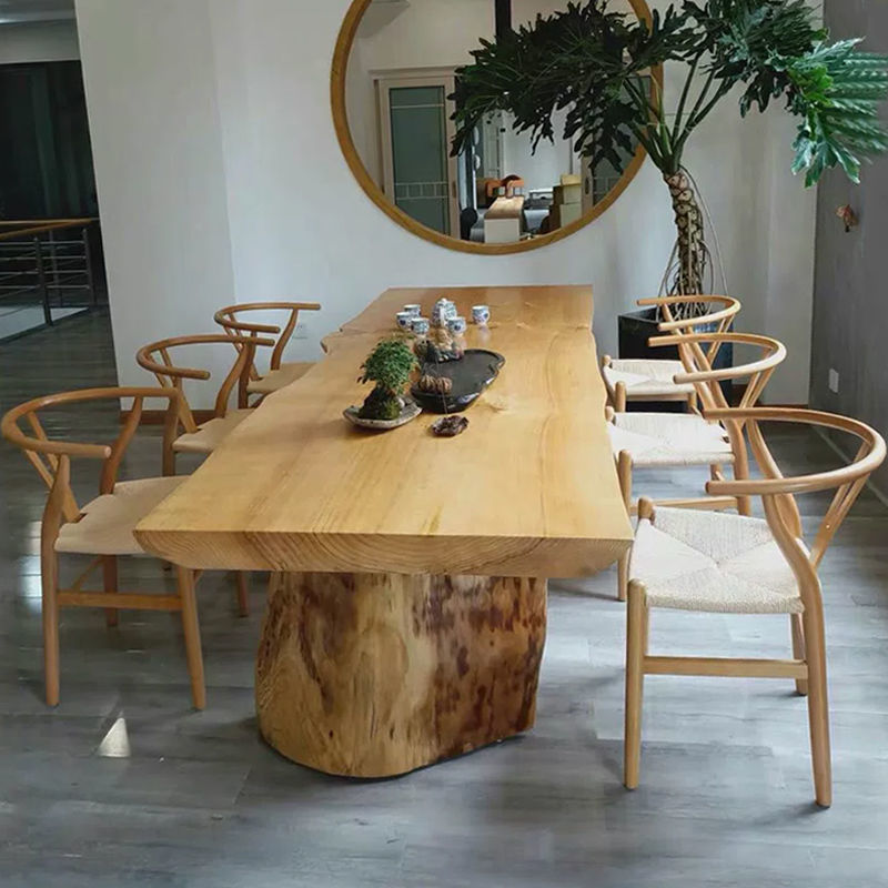 Solid wood large board table,  - đánh giá và giá Office Furniture Commercial
