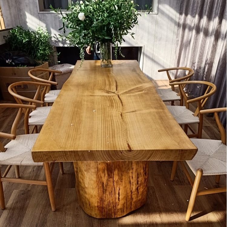 Solid wood large board table,  - đánh giá và giá Office Furniture Commercial