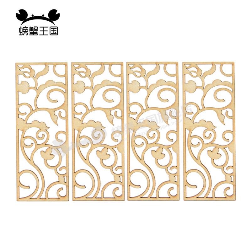 4pcs Wooden Miniature Partitio - đánh giá và giá Partition Screen Divider