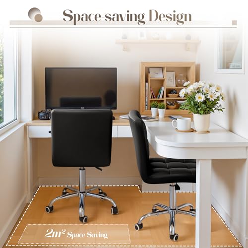 Black PU Leather Swivel Office - đánh giá và giá Office Furniture Commercial