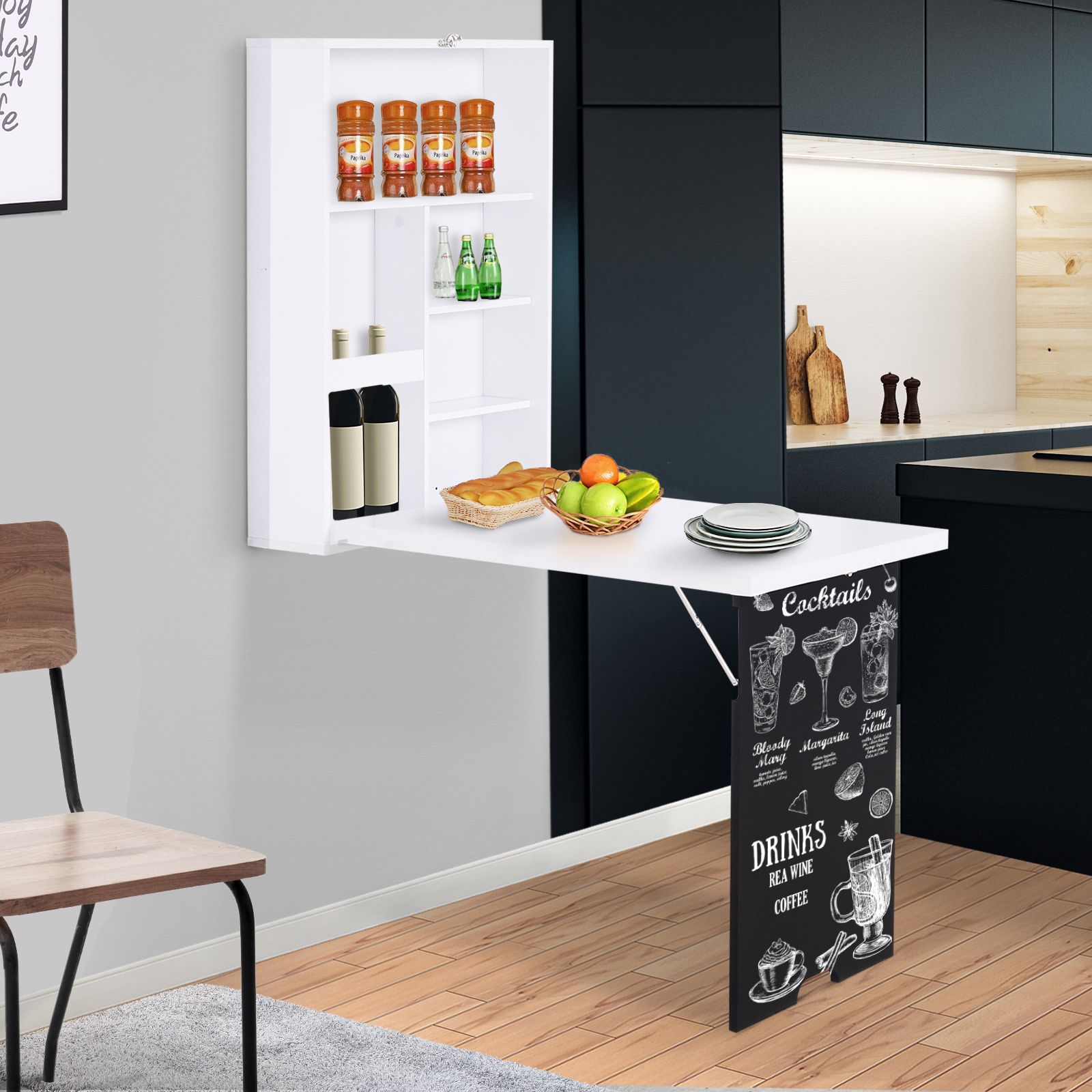 Wall Mounted Folding Desk with - đánh giá và giá Wall Mounted Desk Fold