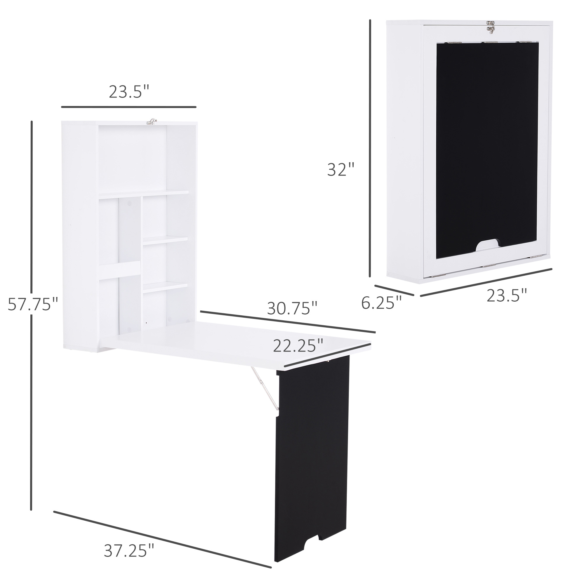 Wall Mounted Folding Desk with - đánh giá và giá Wall Mounted Desk Fold