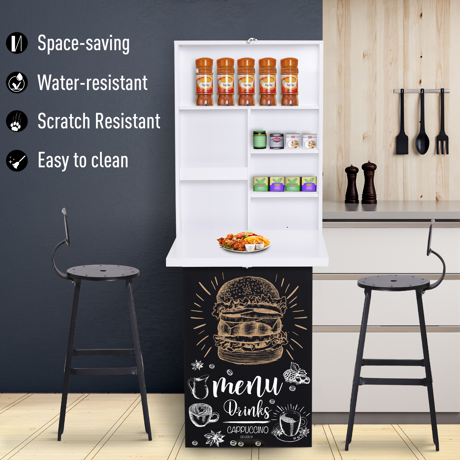 Wall Mounted Folding Desk with - đánh giá và giá Wall Mounted Desk Fold