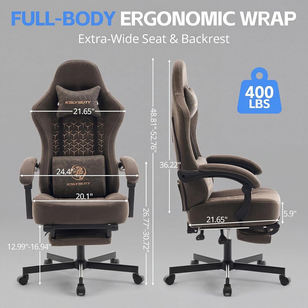 Breathable Leather Gaming Chai - đánh giá và giá Office Footrest Cushion