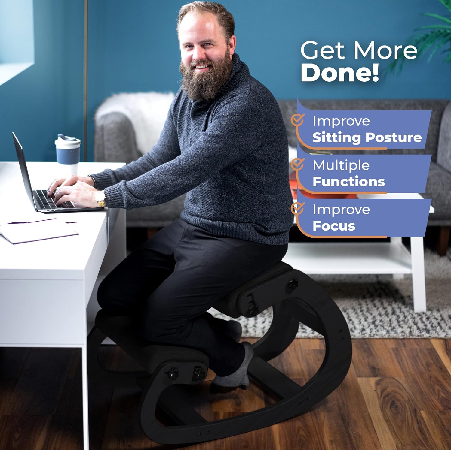 Ergonomic Wooden Kneeling Chai - đánh giá và giá Office Furniture Commercial