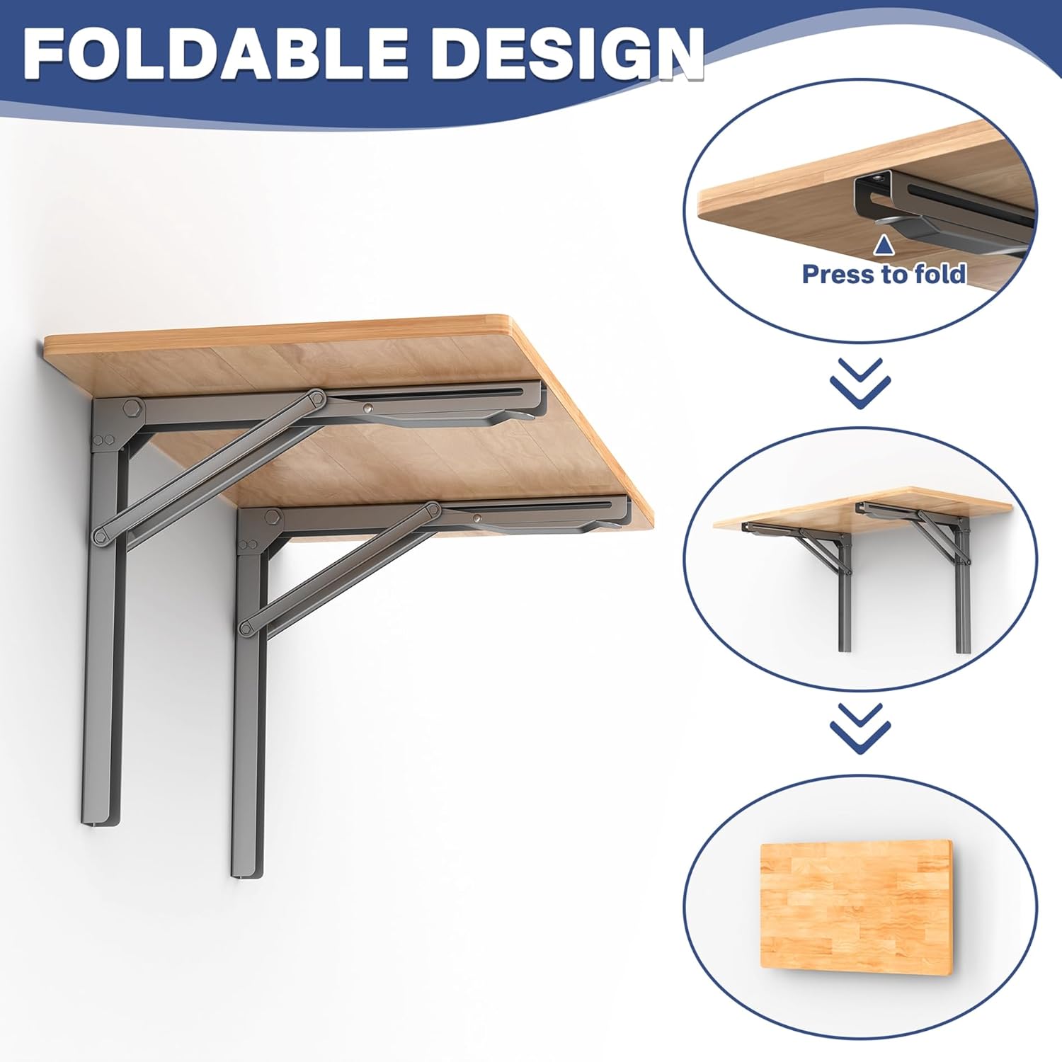 Wall Mounted Folding Workbench - đánh giá và giá Wall Mounted Desk Fold