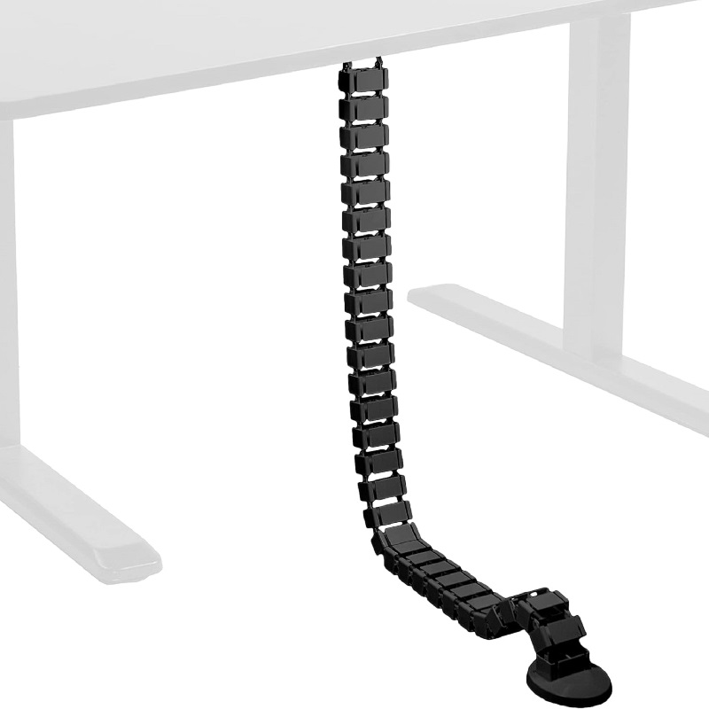 Wire Spine Cable Sleeve Under  - đánh giá và giá Cable Tray Under Desk