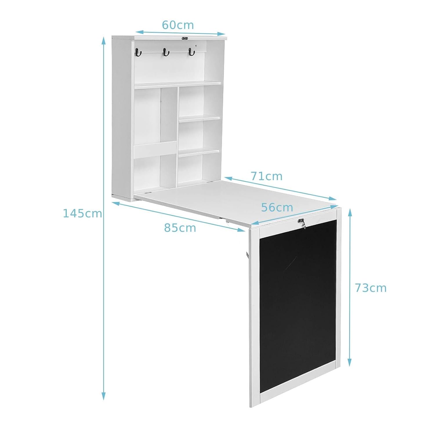 Wall Mounted Folding Computer  - đánh giá và giá Wall Mounted Desk Fold