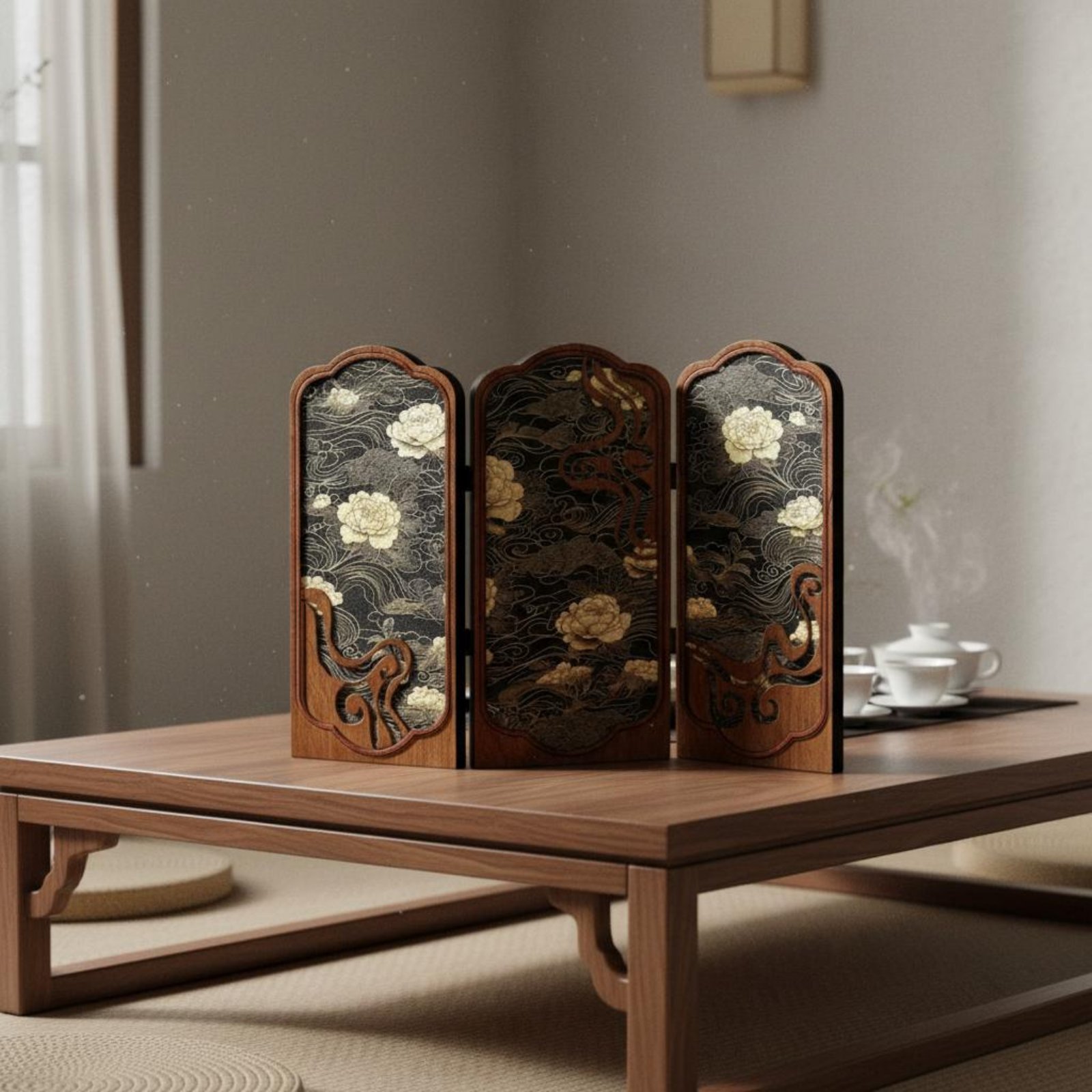 Chinese Design Table Screen Re - đánh giá và giá Partition Screen Divider