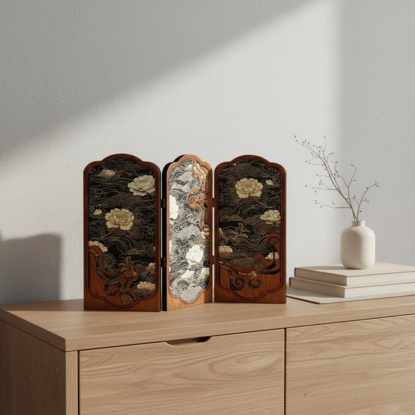 Chinese Design Table Screen Re - đánh giá và giá Partition Screen Divider
