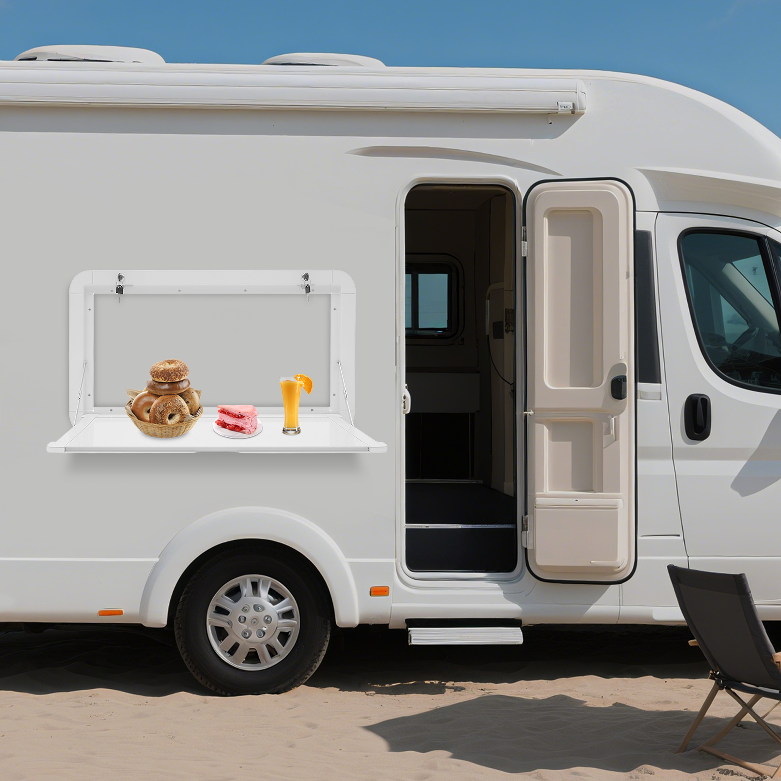 RV Wall-mounted Caravan RV Fli - đánh giá và giá Wall Mounted Desk Fold