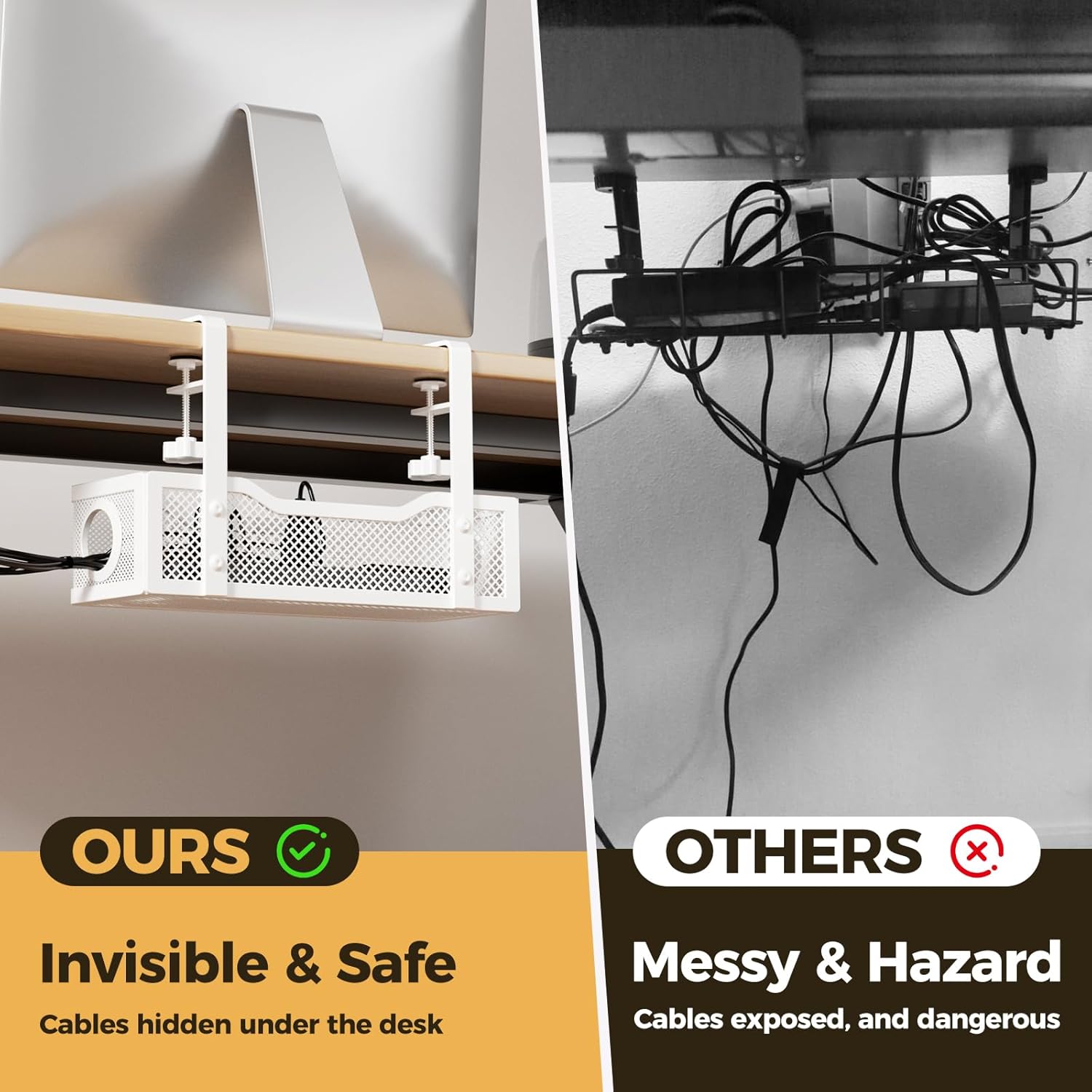 Under Desk Cable Management Tr - đánh giá và giá Cable Tray Under Desk