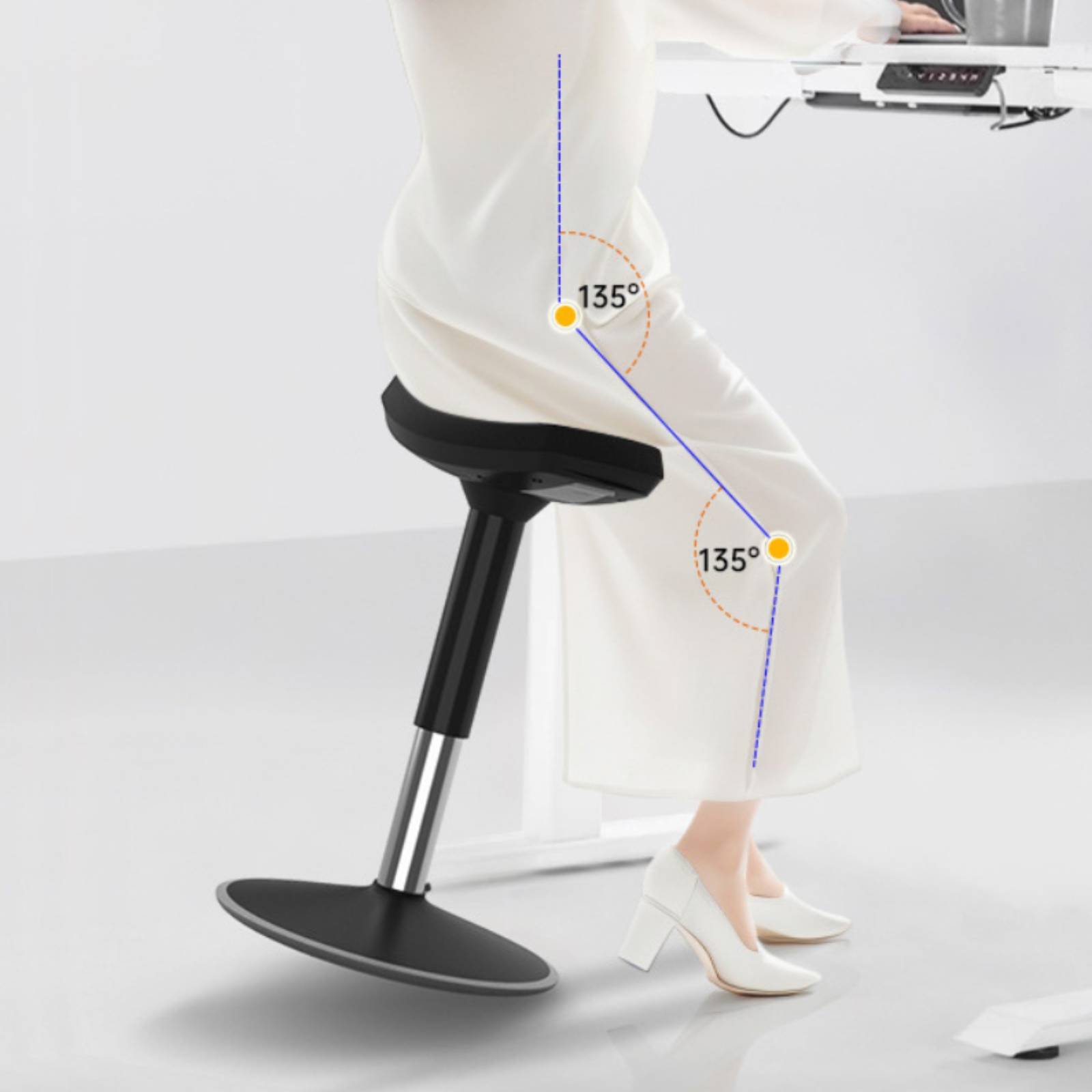 Saddle Stool Comfortable Long  - đánh giá và giá Office Furniture Commercial