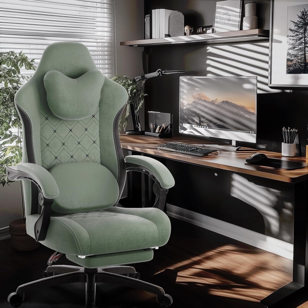 Big and Tall Fabric Gaming Cha - đánh giá và giá Office Furniture Commercial
