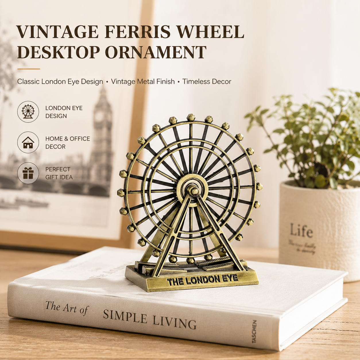 Vintage Ferris Wheel Ornament  - đánh giá và giá Office Furniture London