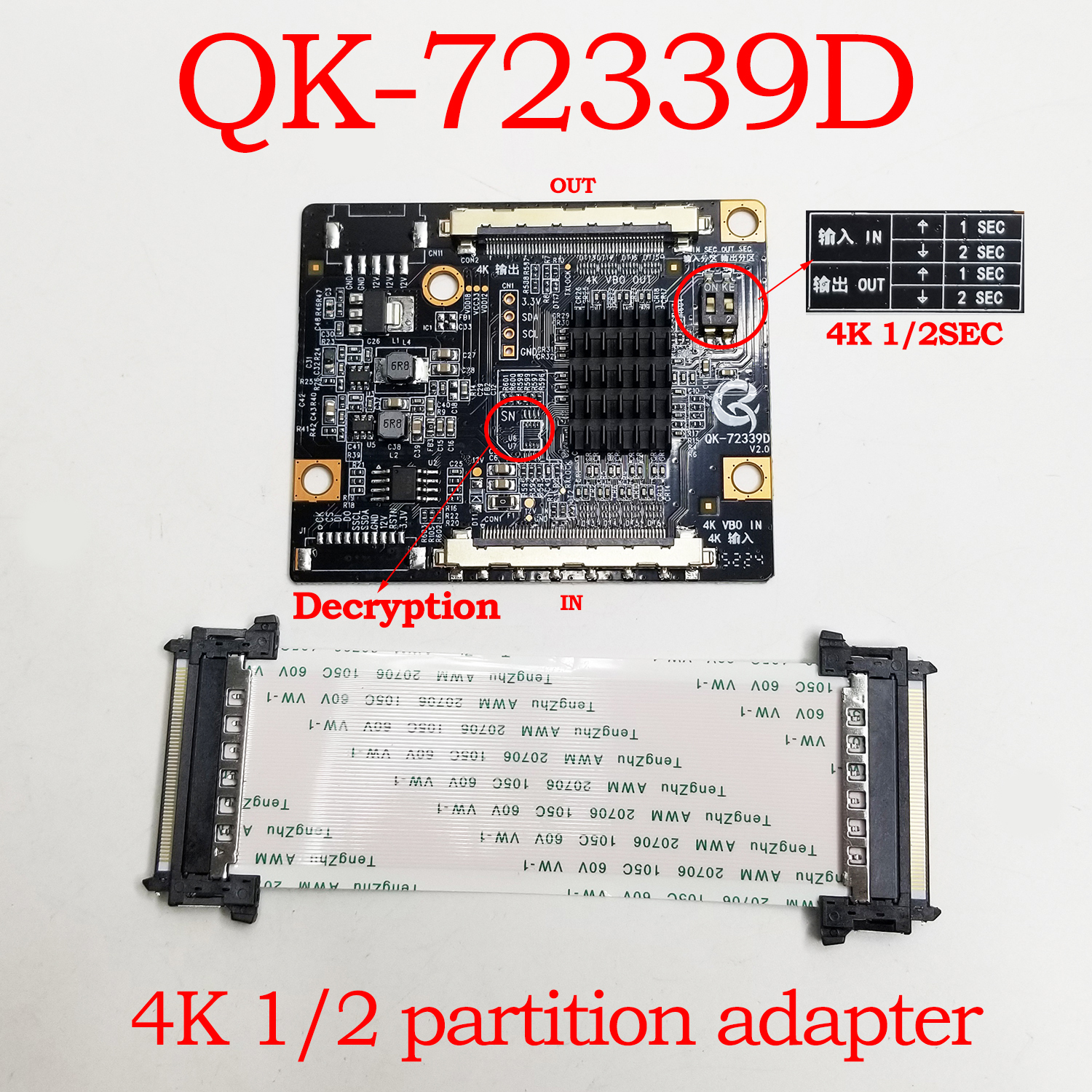 QK-72339D V2.0 4K to 4K Partit - đánh giá và giá Partition Screen Divider