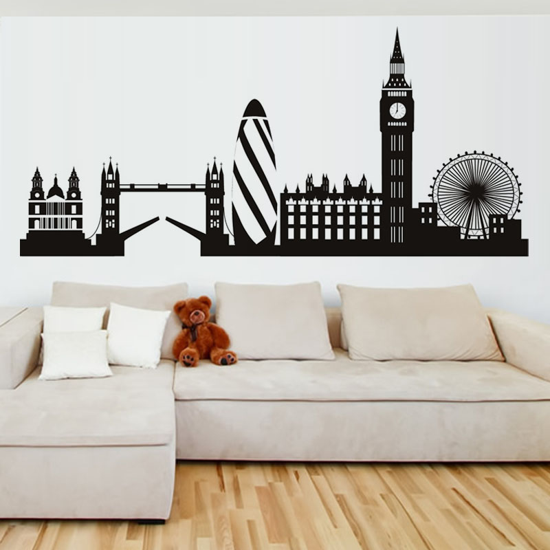London Skyline Wall Sticker Ci - đánh giá và giá Office Furniture London