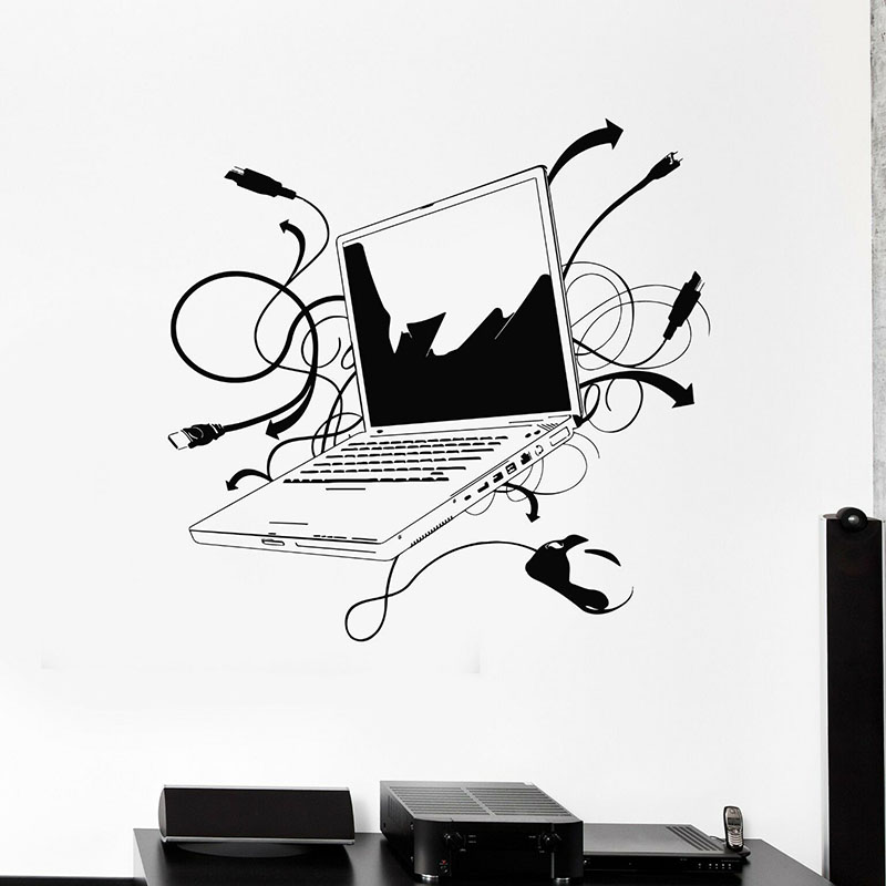 Laptop Wall Decal Computer Onl - đánh giá và giá Office Furniture Online