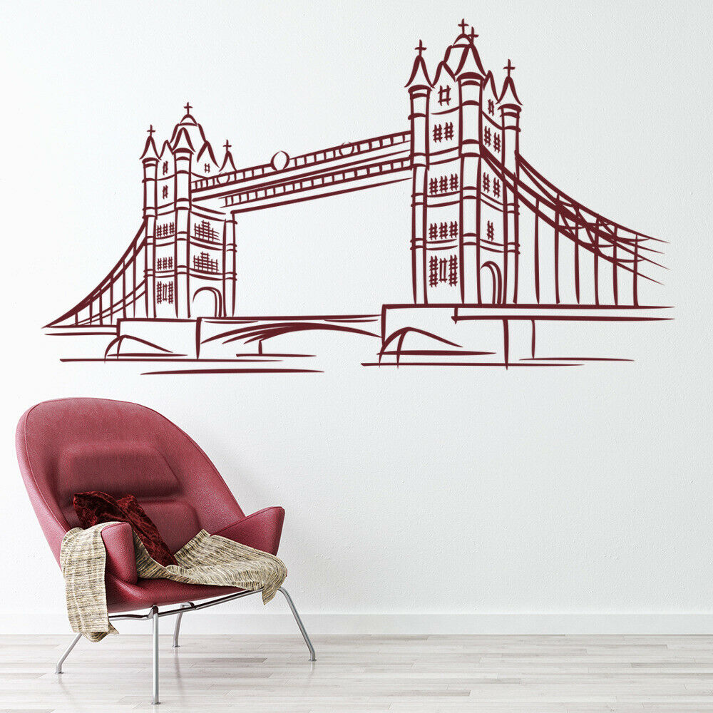 Wall Sticker Tower Bridge of L - đánh giá và giá Office Furniture London